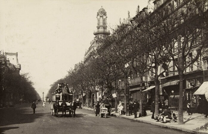 Parijs, Boulevard des Italiens, 1887/1889. Vertaling Charles Baudelaire, Vertalingen Vivienne Stringa.