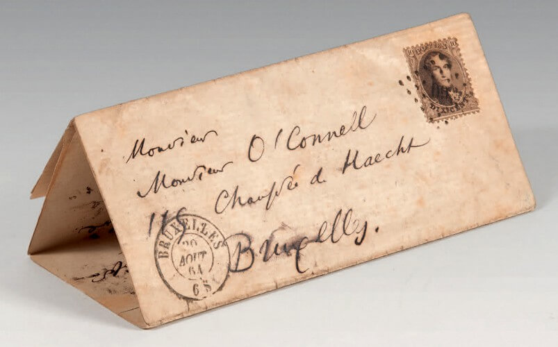 Brief aan Narcisse Ancelle.Charles Baudelaire, Brussel, 27 mei 1864. De brief is ondertekend met C.B., 12 pagina´s in-8.