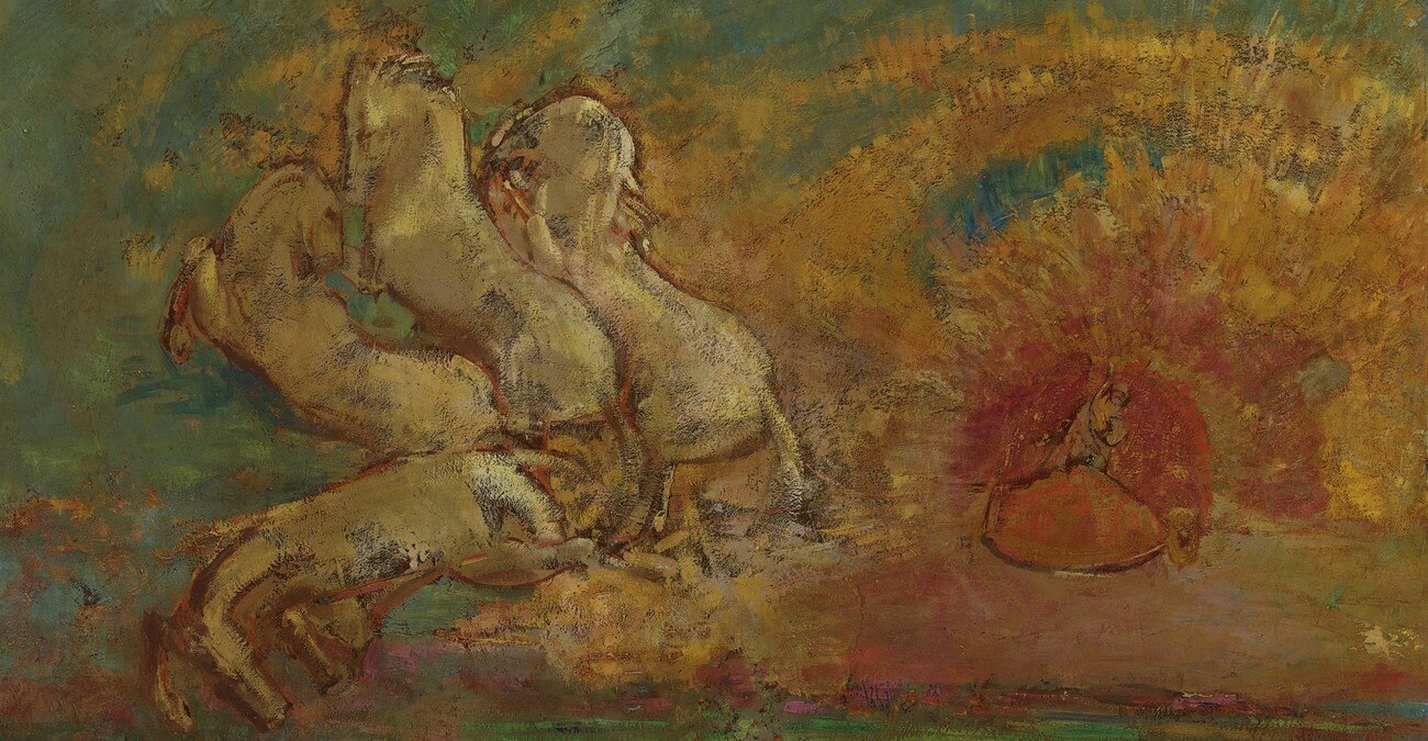 Odilon Redon. 1840-1916. Le char d'Apollon et le dragon. Baudelaire. Brieven aan zijn moeder.Vertalingen Vivienne Stringa